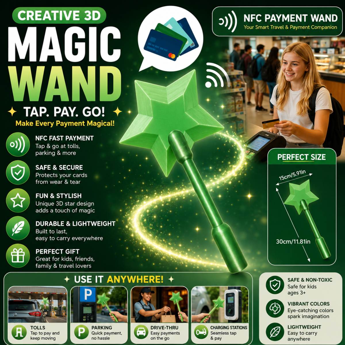Creative 3D Magic Wand