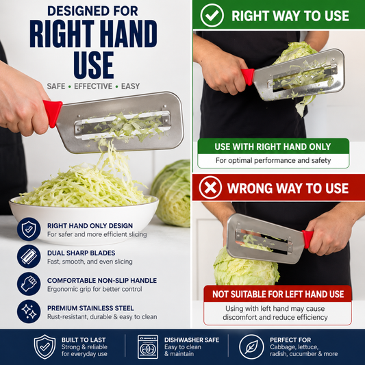 Double-Blade Cabbage Slicer