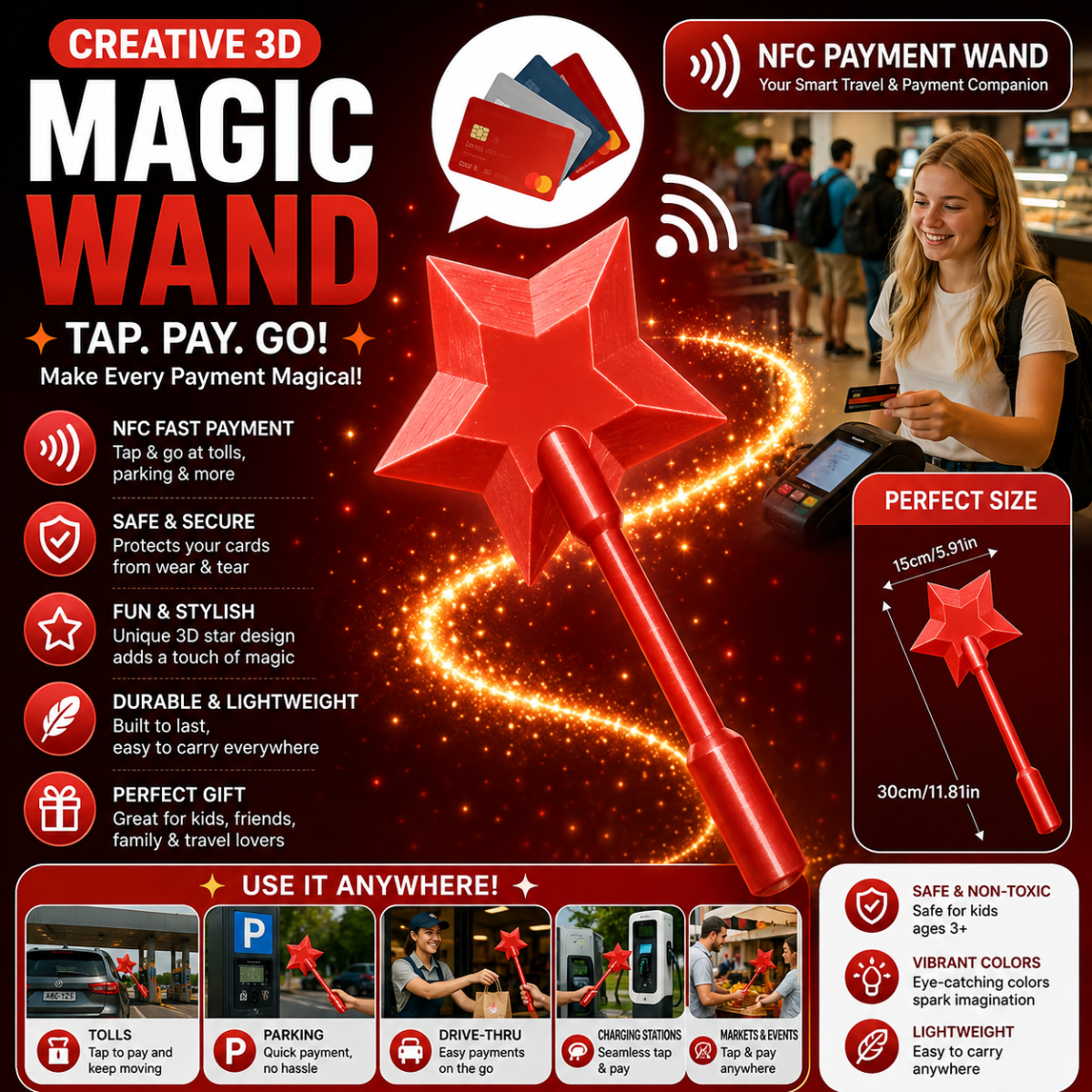 Creative 3D Magic Wand