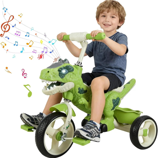 3D Dinosaur Kids Tricycle