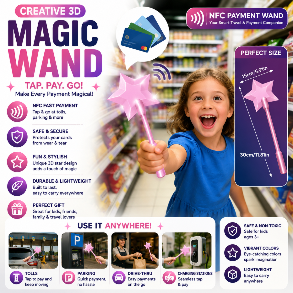Creative 3D Magic Wand