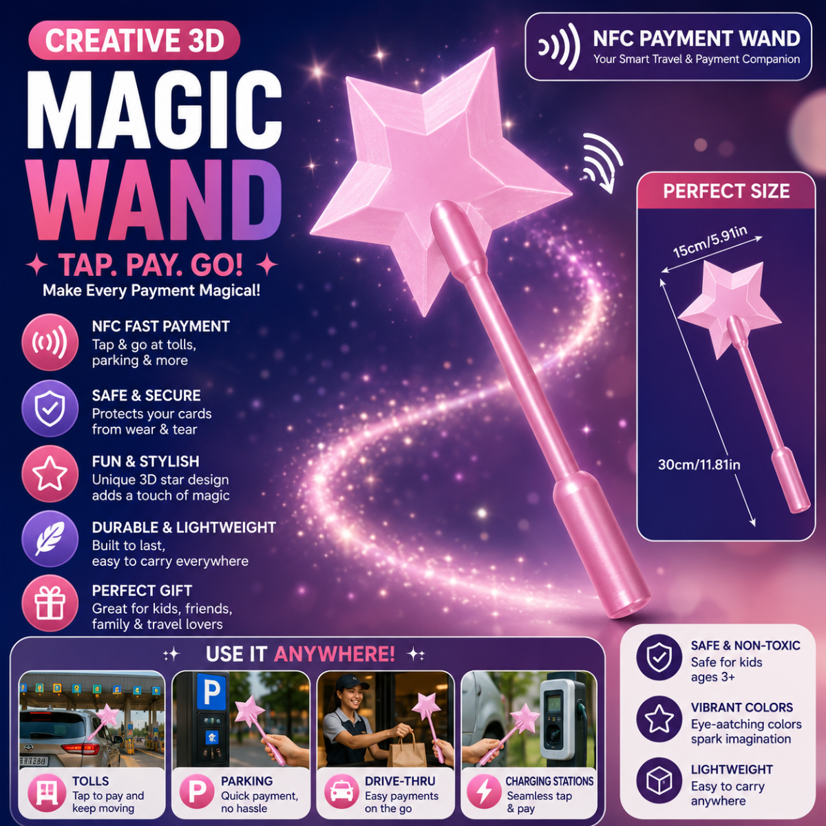 Creative 3D Magic Wand