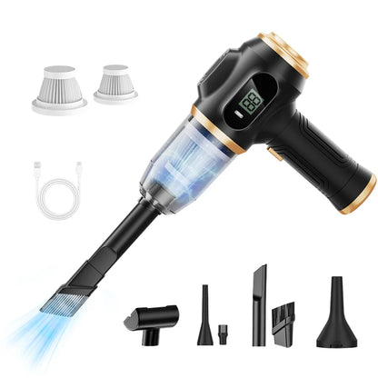 2-in-1 Cordless Car Vacuum